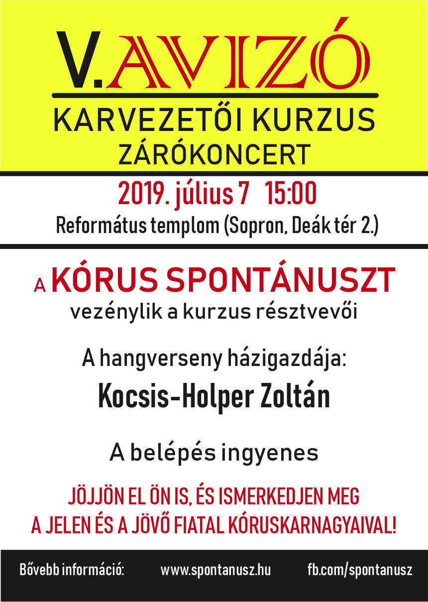 Avizo koncert 20190707